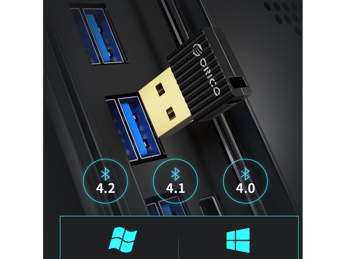 Orico BTA-508 Bluetooth 5.0 USB-A Adapter - Black