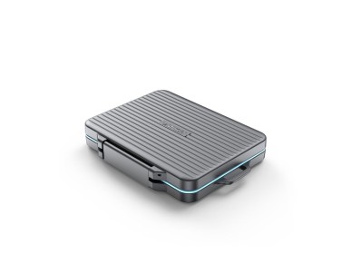 Estojo Orico PHCD para cart�es de mem�ria e m�dias de dados, preto, compat�vel com SSDs de 2,5", HDD