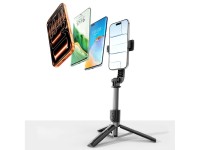 Mini trípode de aluminio Orico SPV90 para selfies con Bluetooth y rotación de 360 ??grados - negro Mini trípode de aluminio Orico SPV90 para selfies con Bluetooth y rotación de 360 ??grados - negro