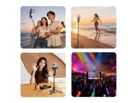 Mini trípode de aluminio Orico SPV90 para selfies con Bluetooth y rotación de 360 ??grados - negro Mini trípode de aluminio Orico SPV90 para selfies con Bluetooth y rotación de 360 ??grados - negro