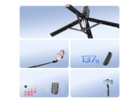 Selfie stick Orico SPV100 mini tripod Bluetooth 360 degree rotation - black Selfie stick Orico SPV100 mini tripod Bluetooth 360 degree rotation - black