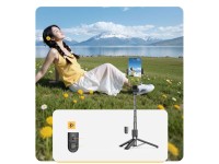 Mini trípode de aluminio Orico SPV90 para selfies con Bluetooth y rotación de 360 ??grados - negro Mini trípode de aluminio Orico SPV90 para selfies con Bluetooth y rotación de 360 ??grados - negro