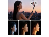 Mini trípode de aluminio Orico SPV90 para selfies con Bluetooth y rotación de 360 ??grados - negro Mini trípode de aluminio Orico SPV90 para selfies con Bluetooth y rotación de 360 ??grados - negro