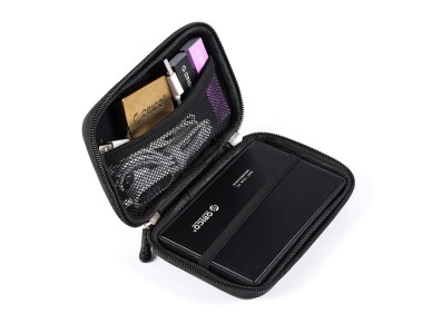 Estojo protetor Orico PHL-25 para disco r�gido port�til de 2,5" - preto