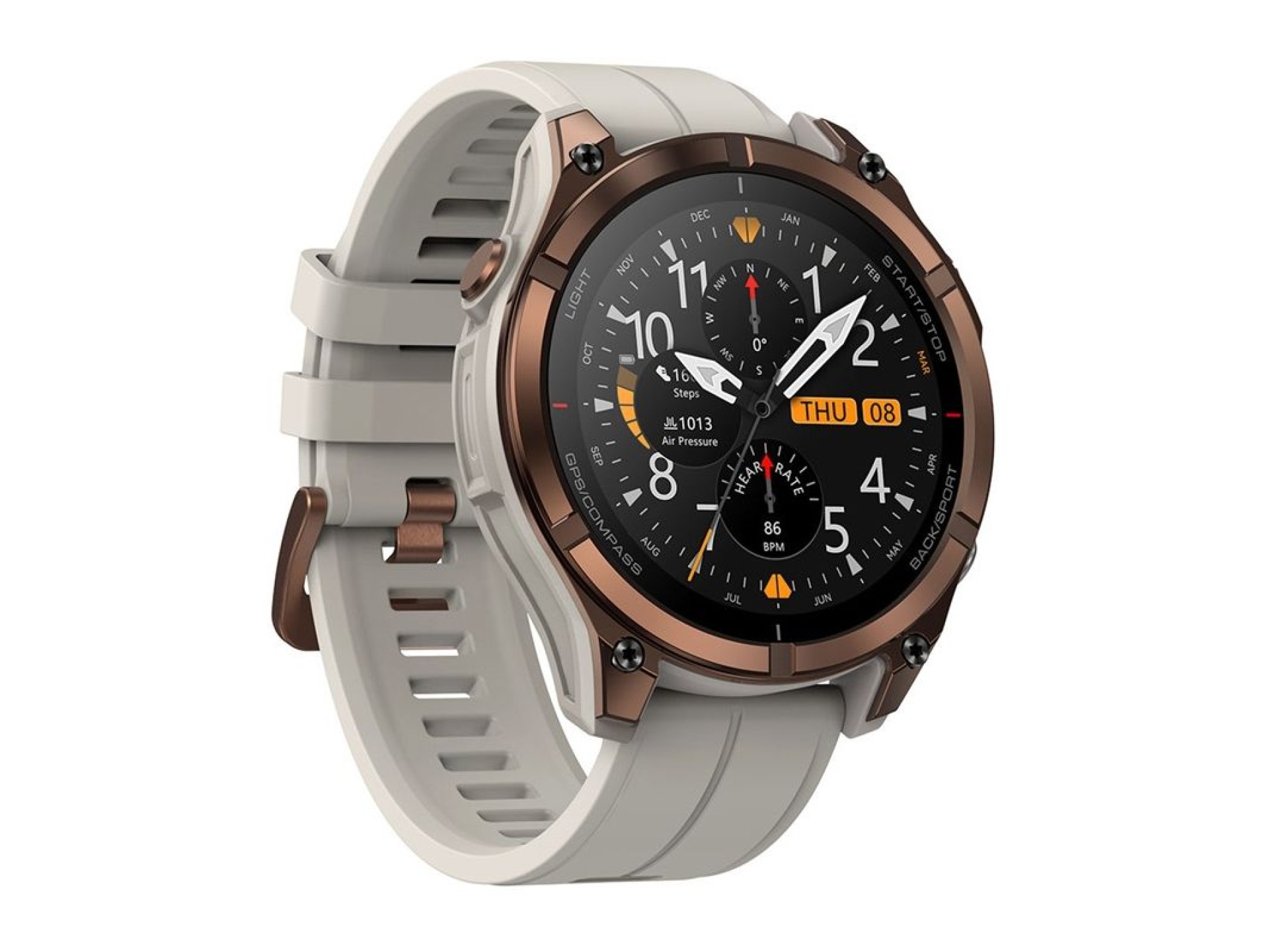 Zeblaze Stratos 4 Pro Smartwatch (Brown)