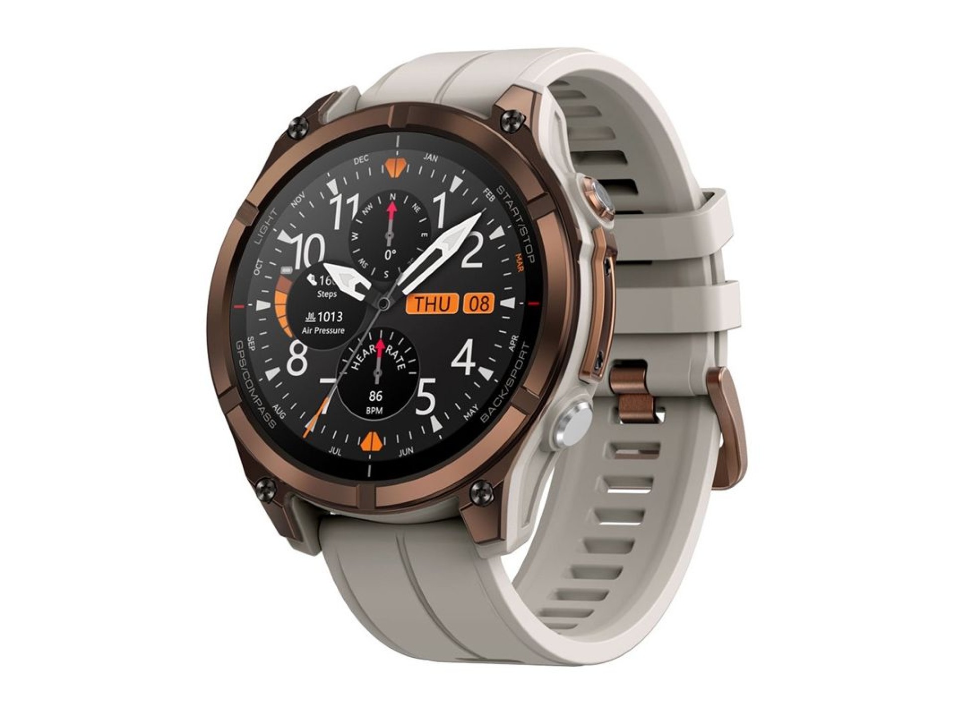 Zeblaze Stratos 4 Pro Smartwatch (Brown)
