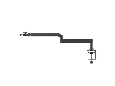 Bra�o de microfone BOYA MIC ARM LP de baixo perfil com presilha - Preto