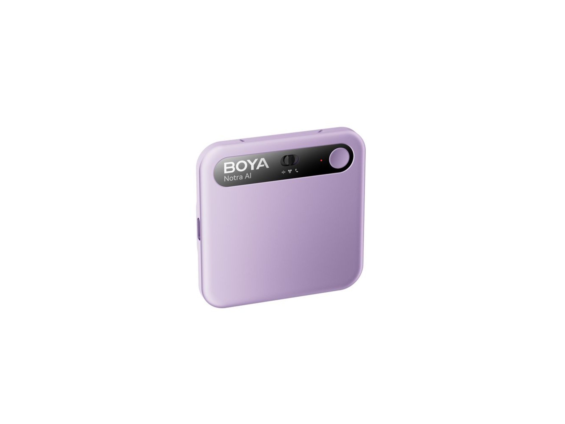 Gravador de voz BOYA Notra com transcrição por IA - Roxo