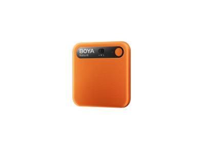 Gravador de voz BOYA Notra com transcri��o por IA - Laranja