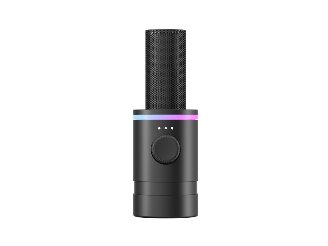 Microfone dinâmico com fio para jogos BOYA CastMic S60, USB XLR - Preto