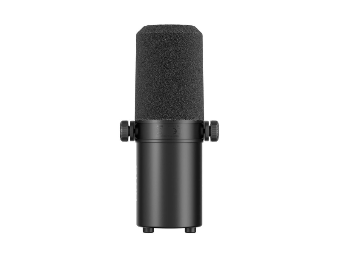 Suporte para microfone de estúdio BOYA CastMic P60D com fio, USB e XLR - Preto