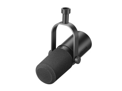Suporte para microfone de est�dio BOYA CastMic P60D com fio, USB e XLR - Preto