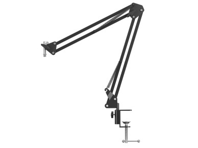 Microfone de est�dio BOYA CastMic P60B com bra�o articulado, com fio USB XLR - preto