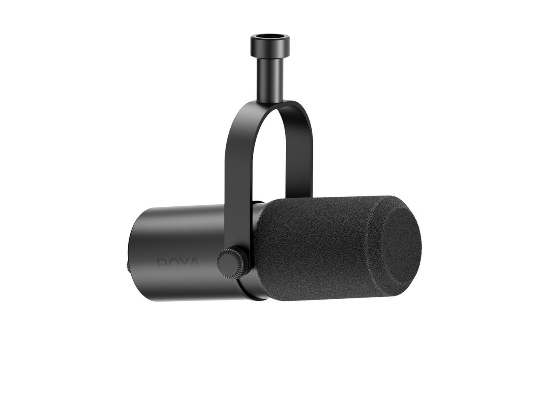 Micrófono de estudio BOYA CastMic P60B con brazo, con cable USB XLR - negro