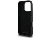 Capa Karl Lagerfeld FW Granulada com Pins das Cabeças de Karl e Choupette para iPhone 16 Pro - Preta Capa Karl Lagerfeld FW Granulada com Pins das Cabeças de Karl e Choupette para iPhone 16 Pro - Preta