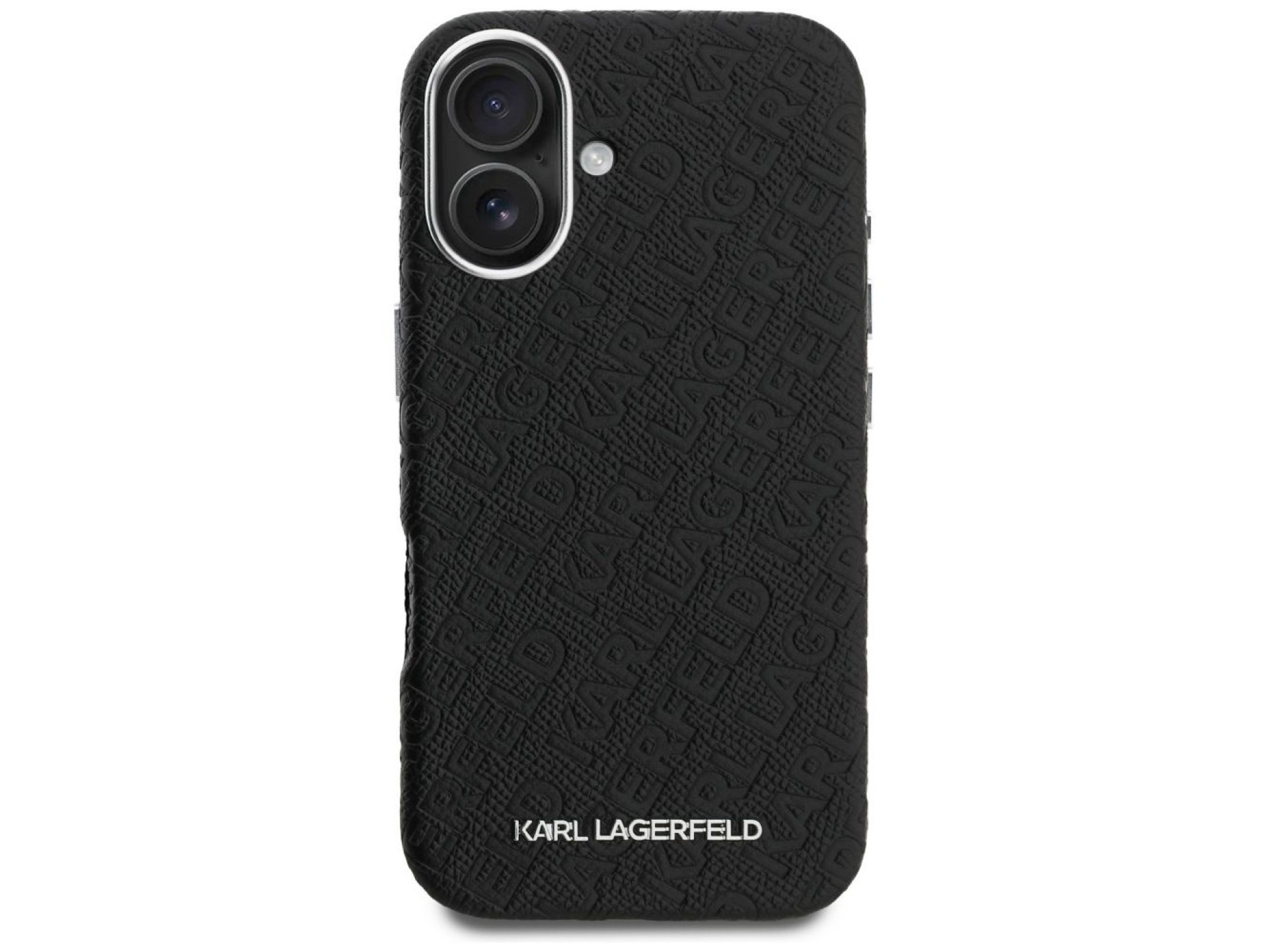 Funda Karl Lagerfeld FW estampada para iPhone 16 MagSafe - Negra