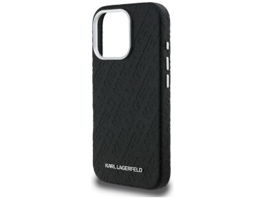 Karl Lagerfeld FW Stamped Karl MagSafe Case for iPhone 16 Pro - Black Karl Lagerfeld FW Stamped Karl MagSafe Case for iPhone 16 Pro - Black