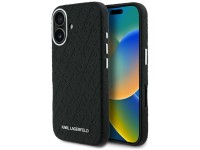 Karl Lagerfeld FW Stamped Karl MagSafe iPhone 16 Case - Black Karl Lagerfeld FW Stamped Karl MagSafe iPhone 16 Case - Black