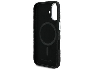 Funda Karl Lagerfeld FW estampada para iPhone 16 MagSafe - Negra Funda Karl Lagerfeld FW estampada para iPhone 16 MagSafe - Negra