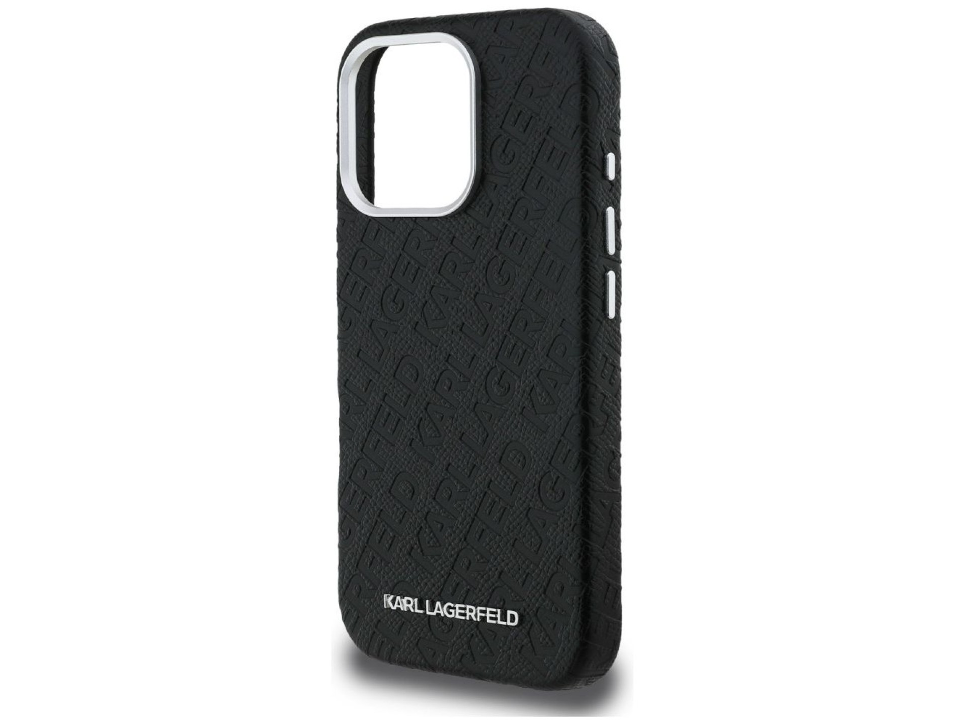 Capa Karl Lagerfeld FW Stamped Karl MagSafe para iPhone 16 Pro Max - Preta