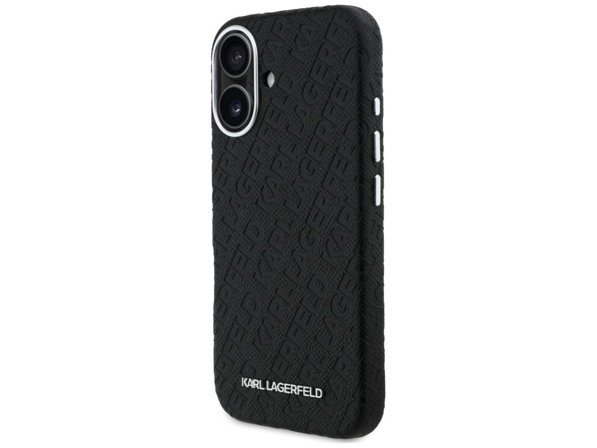 Funda Karl Lagerfeld FW estampada para iPhone 16 MagSafe - Negra