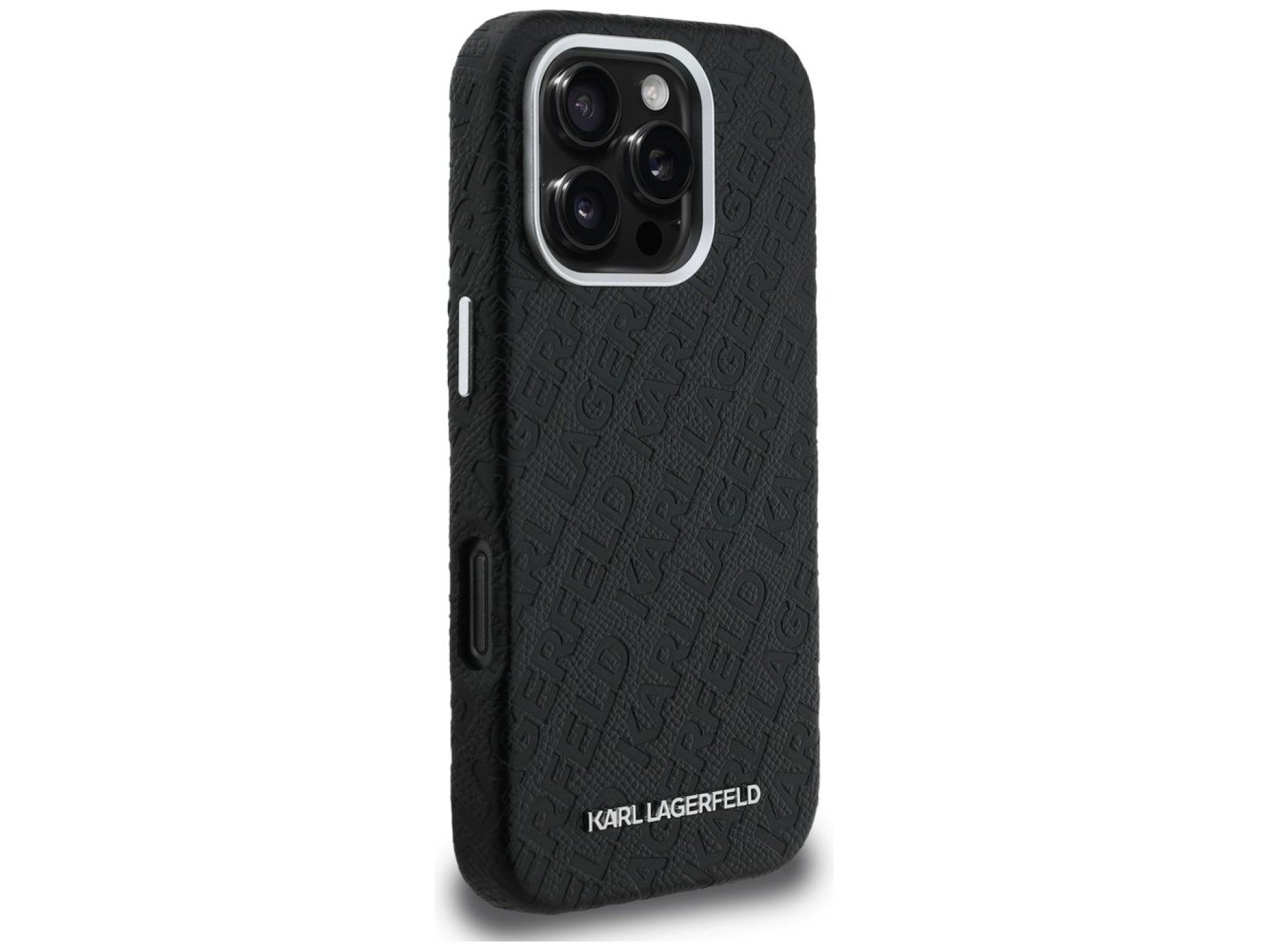 Karl Lagerfeld FW Stamped Karl MagSafe Case for iPhone 16 Pro Max - Black