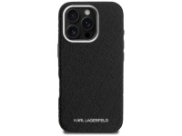 Karl Lagerfeld FW Stamped Karl MagSafe Case for iPhone 16 Pro Max - Black Karl Lagerfeld FW Stamped Karl MagSafe Case for iPhone 16 Pro Max - Black