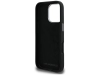 Karl Lagerfeld FW Grained Signature Logo iPhone 16 Pro Case - Black Karl Lagerfeld FW Grained Signature Logo iPhone 16 Pro Case - Black