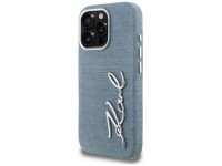 Karl Lagerfeld FW Jeans Signature Logo iPhone 16 Pro Max Case - Blue Karl Lagerfeld FW Jeans Signature Logo iPhone 16 Pro Max Case - Blue