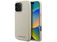 Karl Lagerfeld FW Stamped Karl MagSafe Case for iPhone 16 Pro Max - Beige Karl Lagerfeld FW Stamped Karl MagSafe Case for iPhone 16 Pro Max - Beige