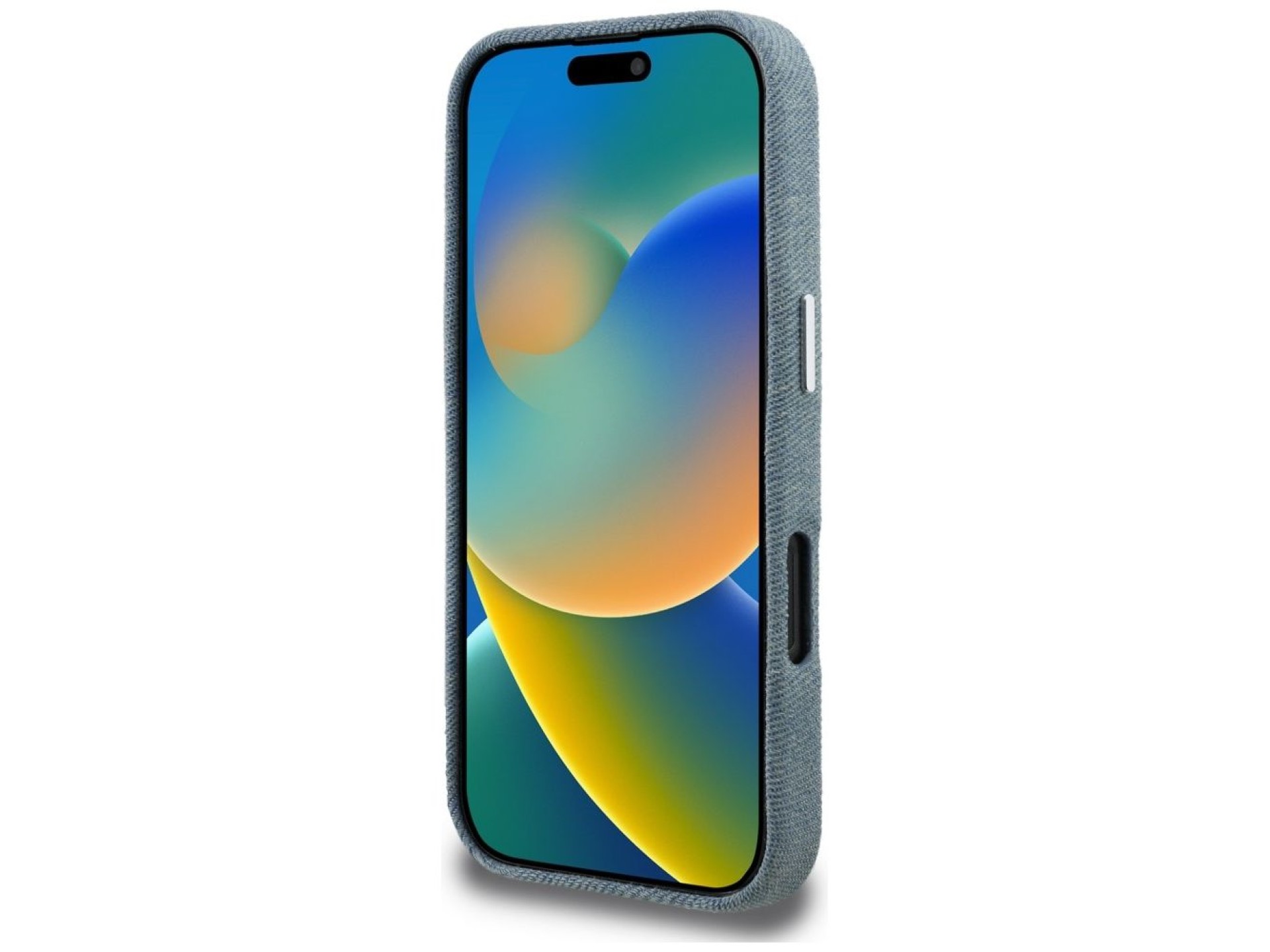 Karl Lagerfeld FW Jeans Signature Logo iPhone 16 Pro Max Case - Blue
