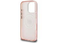 Capa MagSafe Karl Lagerfeld IML Choupette Head Logo para iPhone 16 Pro Max - Rosa