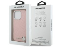 Funda Karl Lagerfeld FW estampada con el logo de Karl MagSafe para iPhone 16 Pro Max - Rosa Funda Karl Lagerfeld FW estampada con el logo de Karl MagSafe para iPhone 16 Pro Max - Rosa