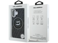 Capa MagSafe Karl Lagerfeld IML Choupette Head Logo para iPhone 16 - Preta Capa MagSafe Karl Lagerfeld IML Choupette Head Logo para iPhone 16 - Preta