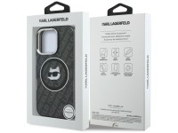 Karl Lagerfeld IML Choupette Head Logo MagSafe Case for iPhone 16 Pro - Black Karl Lagerfeld IML Choupette Head Logo MagSafe Case for iPhone 16 Pro - Black