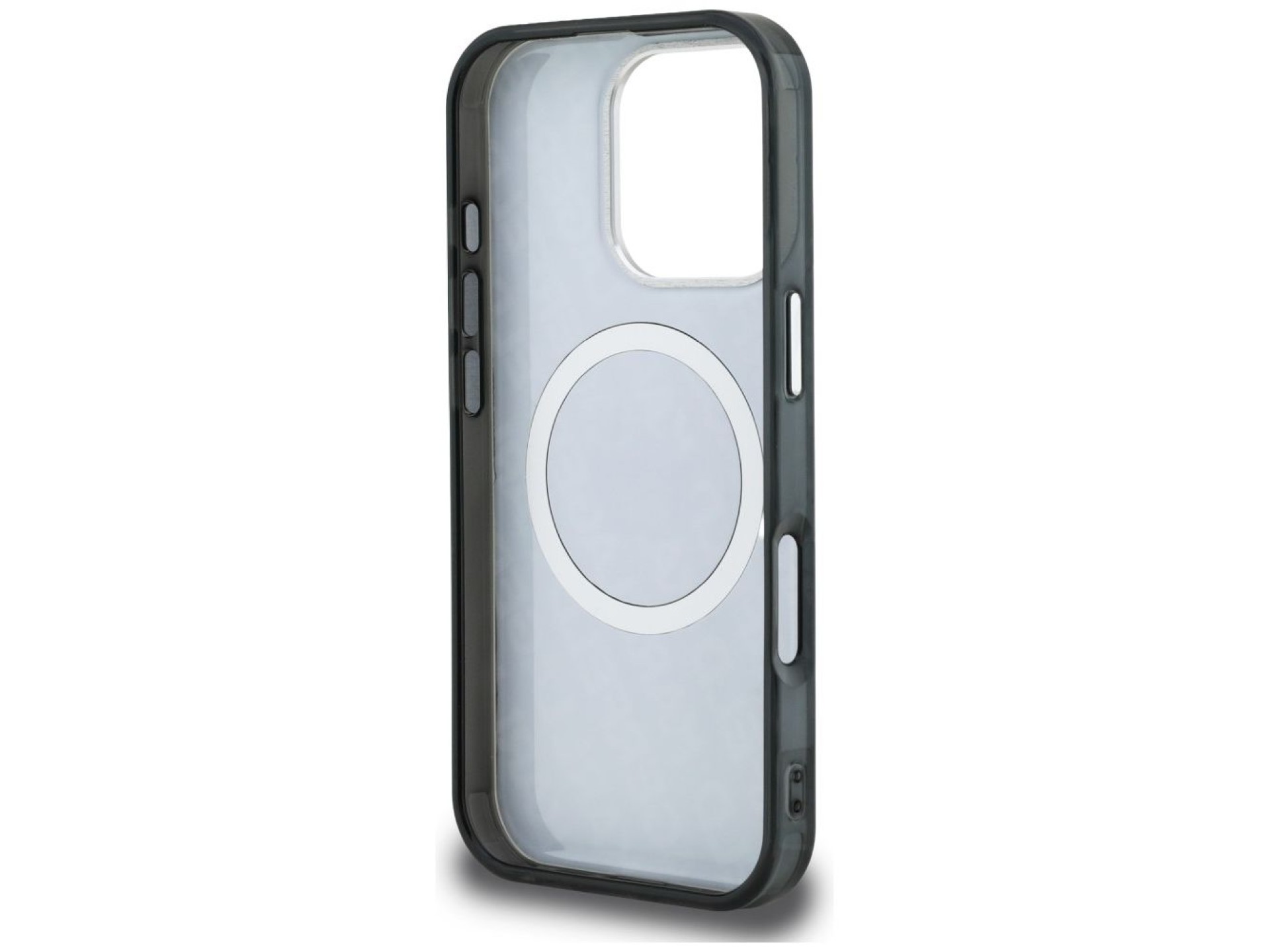 Funda MagSafe con logo de la cabeza de Choupette de Karl Lagerfeld IML para iPhone 16 Pro Max - Negr