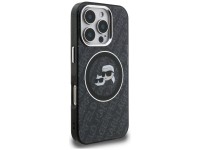 Funda MagSafe Karl Lagerfeld IML Glitter Karl & Choupette Heads para iPhone 16 Pro - Negra Funda MagSafe Karl Lagerfeld IML Glitter Karl & Choupette Heads para iPhone 16 Pro - Negra