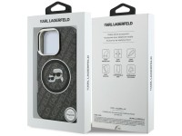 Funda MagSafe Karl Lagerfeld IML Glitter Karl & Choupette Heads para iPhone 16 Pro - Negra Funda MagSafe Karl Lagerfeld IML Glitter Karl & Choupette Heads para iPhone 16 Pro - Negra