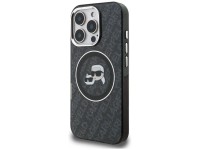 Funda MagSafe Karl Lagerfeld IML Glitter Karl & Choupette Heads para iPhone 16 Pro - Negra Funda MagSafe Karl Lagerfeld IML Glitter Karl & Choupette Heads para iPhone 16 Pro - Negra