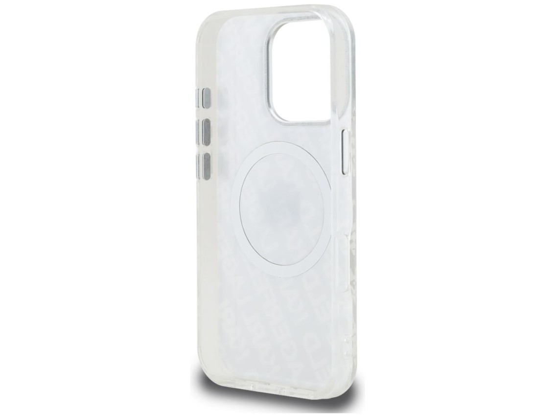 Funda Karl Lagerfeld IML con logo Karl Head MagSafe para iPhone 16 Pro - Gris