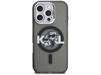 Funda MagSafe Karl Lagerfeld IML Glitter Karl & Choupette Sketch Logo para iPhone 16 Pro - Negra Funda MagSafe Karl Lagerfeld IML Glitter Karl & Choupette Sketch Logo para iPhone 16 Pro - Negra