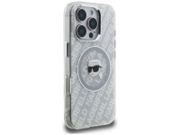 Funda Karl Lagerfeld IML con logo Karl Head MagSafe para iPhone 16 Pro Max - Gris Funda Karl Lagerfeld IML con logo Karl Head MagSafe para iPhone 16 Pro Max - Gris
