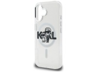 Funda MagSafe Karl Lagerfeld IML Glitter Karl & Choupette Sketch Logo para iPhone 16 - Transparente Funda MagSafe Karl Lagerfeld IML Glitter Karl & Choupette Sketch Logo para iPhone 16 - Transparente