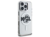 Karl Lagerfeld IML Glitter Karl & Choupette Sketch Logo MagSafe Case for iPhone 16 Pro - Clear Karl Lagerfeld IML Glitter Karl & Choupette Sketch Logo MagSafe Case for iPhone 16 Pro - Clear