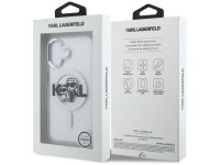Funda MagSafe Karl Lagerfeld IML Glitter Karl & Choupette Sketch Logo para iPhone 16 - Transparente Funda MagSafe Karl Lagerfeld IML Glitter Karl & Choupette Sketch Logo para iPhone 16 - Transparente
