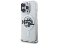Karl Lagerfeld IML Glitter Karl & Choupette Sketch Logo MagSafe Case for iPhone 16 Pro - Clear Karl Lagerfeld IML Glitter Karl & Choupette Sketch Logo MagSafe Case for iPhone 16 Pro - Clear