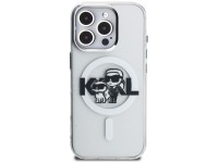 Karl Lagerfeld IML Glitter Karl & Choupette Sketch Logo MagSafe Case for iPhone 16 Pro - Clear Karl Lagerfeld IML Glitter Karl & Choupette Sketch Logo MagSafe Case for iPhone 16 Pro - Clear