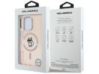 Capa MagSafe com o logo Karl Lagerfeld IML Choupette Sketch para iPhone 16 Pro Max - Rosa Capa MagSafe com o logo Karl Lagerfeld IML Choupette Sketch para iPhone 16 Pro Max - Rosa