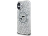 Capa MagSafe para iPhone 16 com estampa de Karl Lagerfeld IML Glitter Karl & Choupette Heads - Cinza Capa MagSafe para iPhone 16 com estampa de Karl Lagerfeld IML Glitter Karl & Choupette Heads - Cinza
