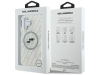 Capa MagSafe para iPhone 16 com estampa de Karl Lagerfeld IML Glitter Karl & Choupette Heads - Cinza Capa MagSafe para iPhone 16 com estampa de Karl Lagerfeld IML Glitter Karl & Choupette Heads - Cinza